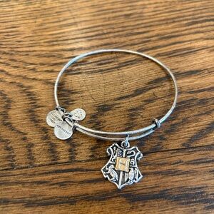Alex and Ani Silver Hogwarts Crest Charm Bracelet